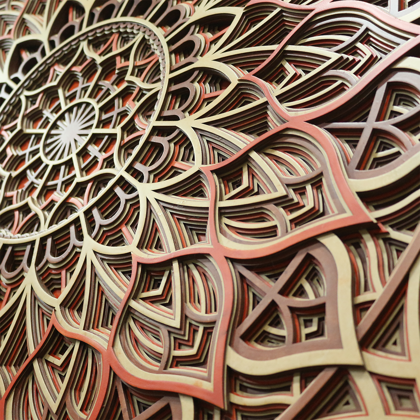 Rectangle Mandala Art for Apartment