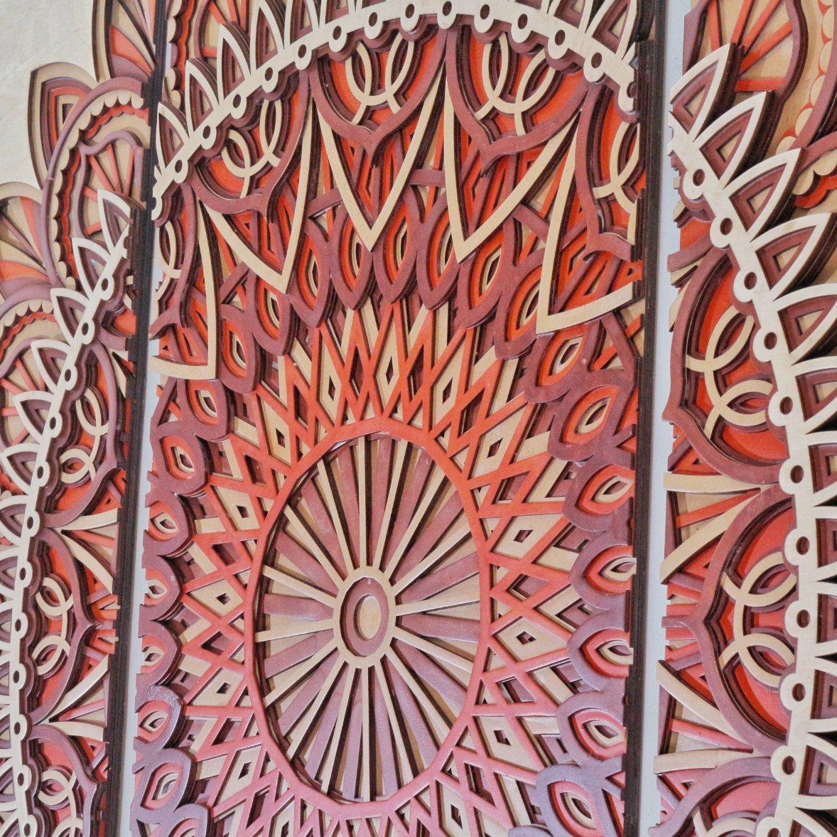 Square Mandala Wall Piece
