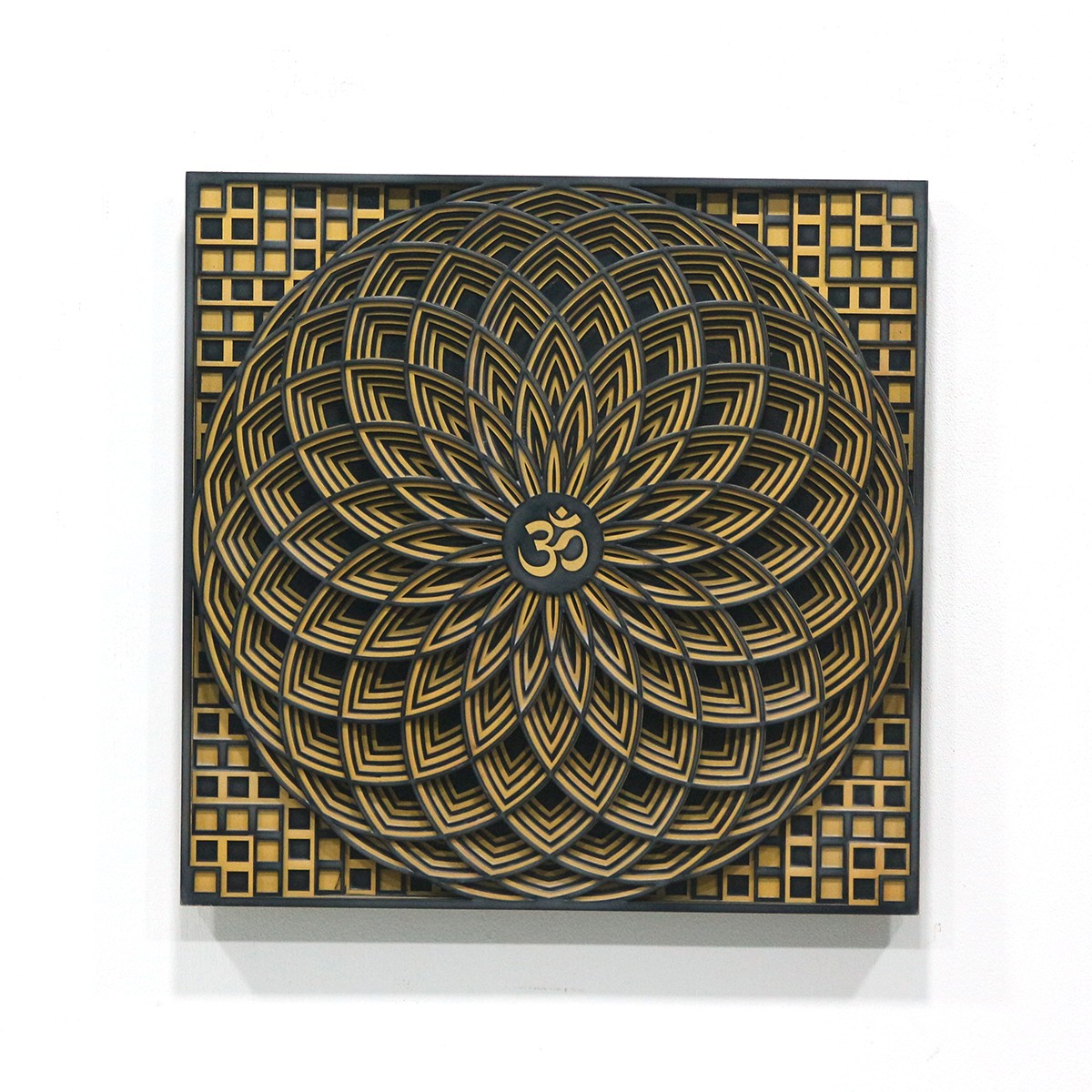 Illusion Ohm Mandala Wall Art