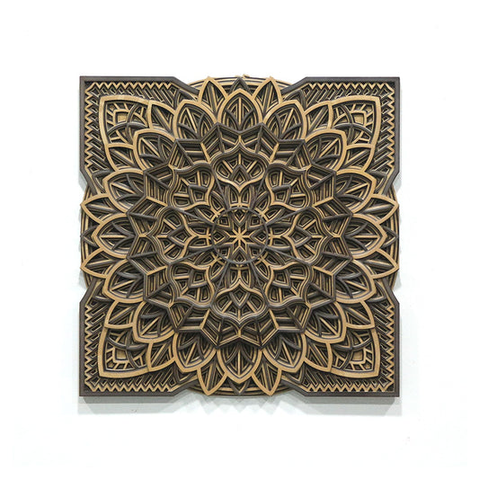 Avidya Mandala Wooden Art