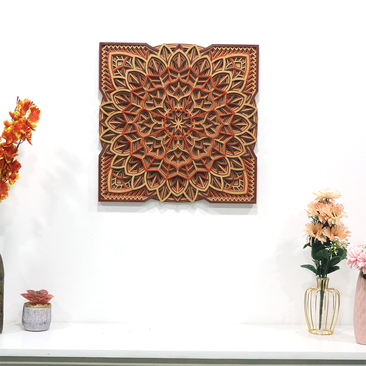 Orange Colored Art for Home Decor