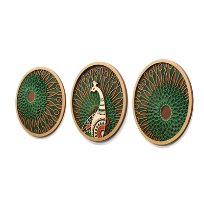 Peacock Set of 3