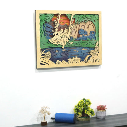 Hindu Spiritual Art for Living Room Decor