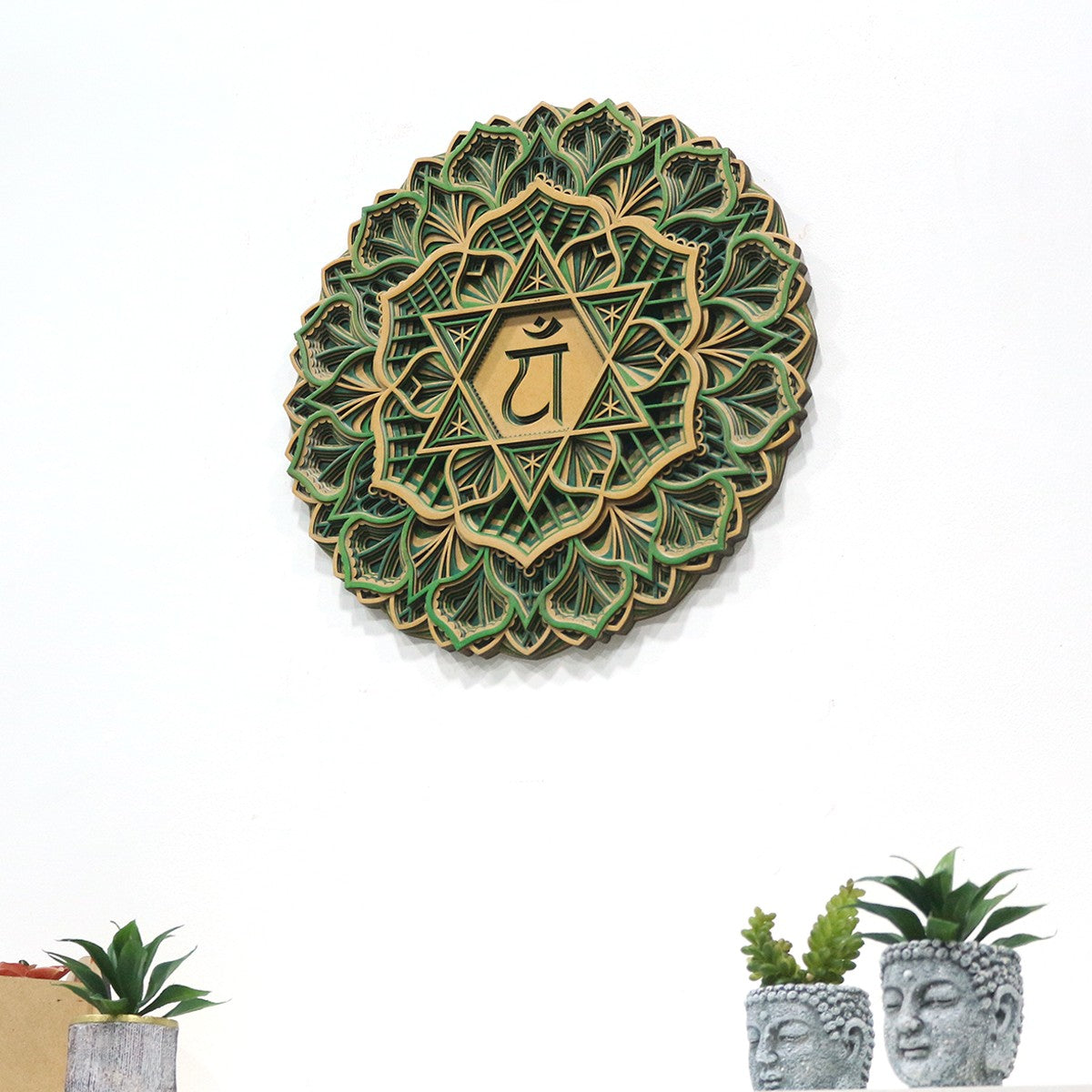 Green Wooden Art