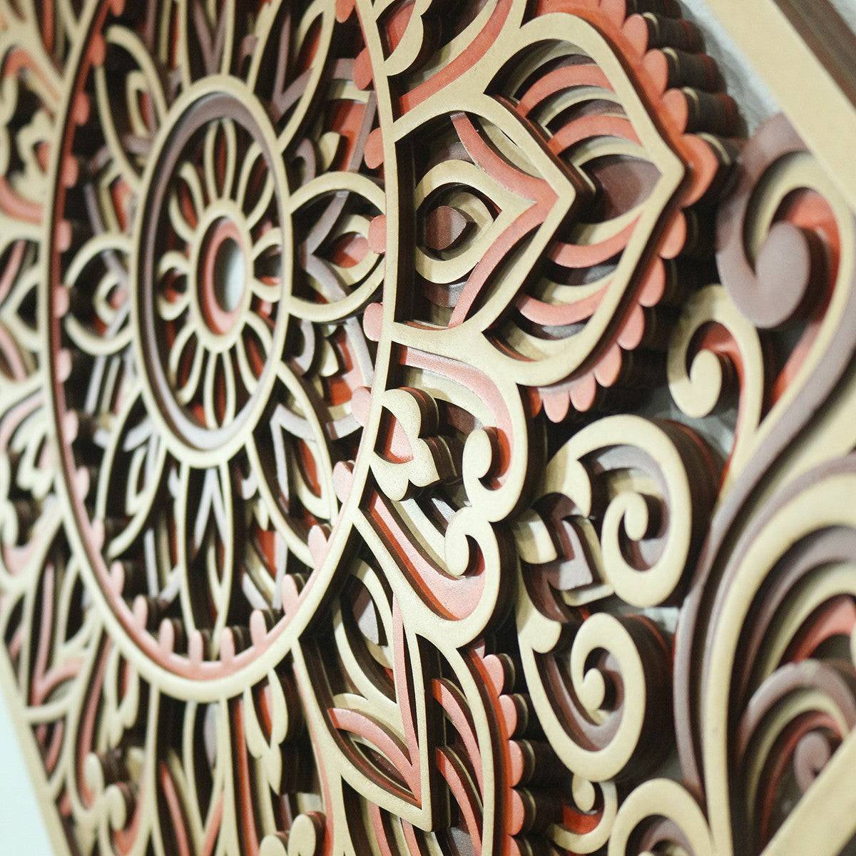 Flower Mandala Decor Art