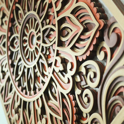 Flower Mandala Decor Art
