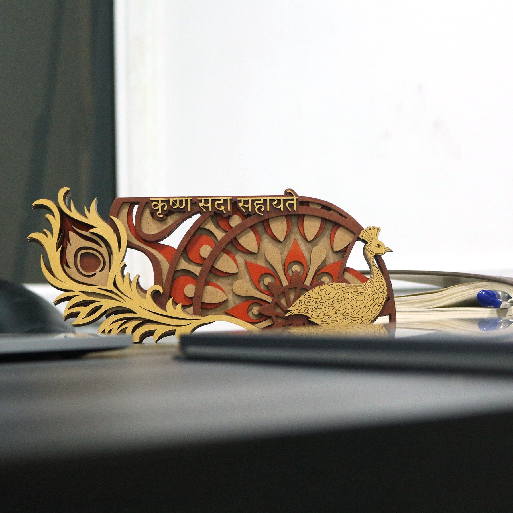 Peacock Wooden Art