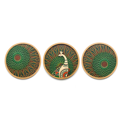 Peacock Set of 3