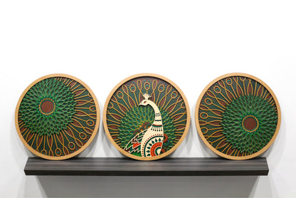 Peacock Set of 3